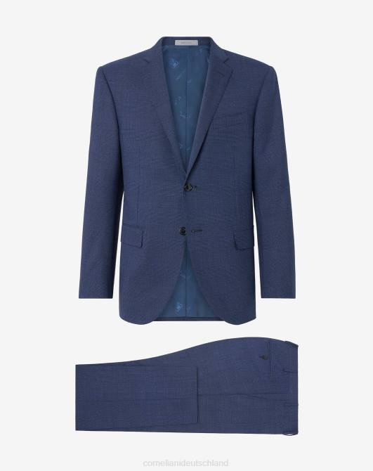 Anzug aus Wolle Corneliani Männer 8RL08 Blau Kleidung