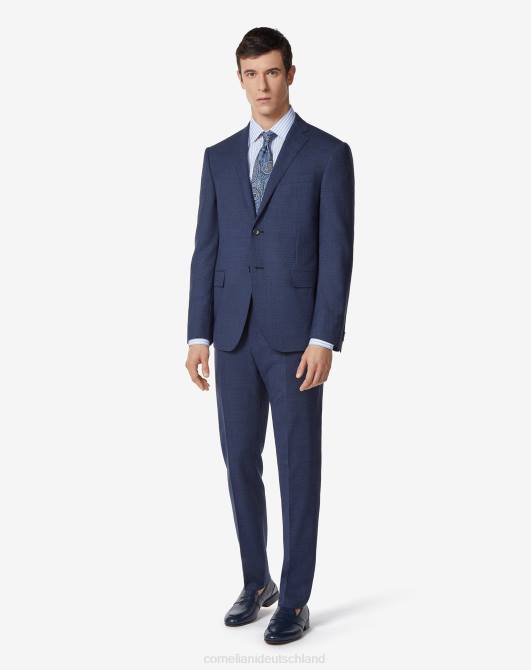 Anzug aus Wolle Corneliani Männer 8RL08 Blau Kleidung