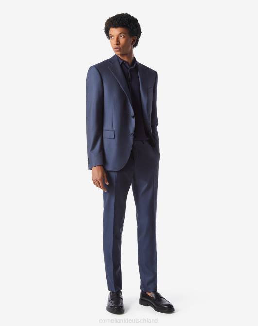 S160s-Anzug aus Wolltwill Corneliani Männer 8RL014 Blau Kleidung