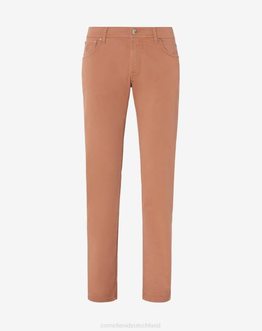 5-Pocket-Hose aus Baumwolle Corneliani Männer 8RL0351 gebrannte Siena Kleidung