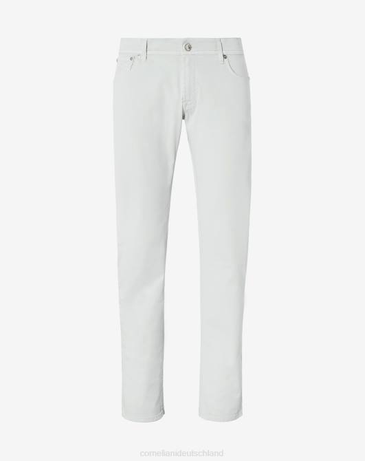 5-Pocket-Hose aus Stretch-Baumwolle Corneliani Männer 8RL0345 Weiß Kleidung