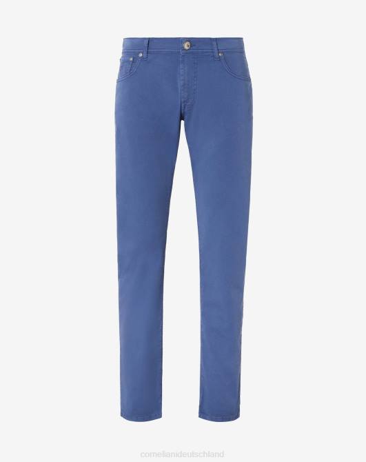 5-Pocket-Hose aus Stretch-Baumwolle Corneliani Männer 8RL0348 Blau Kleidung