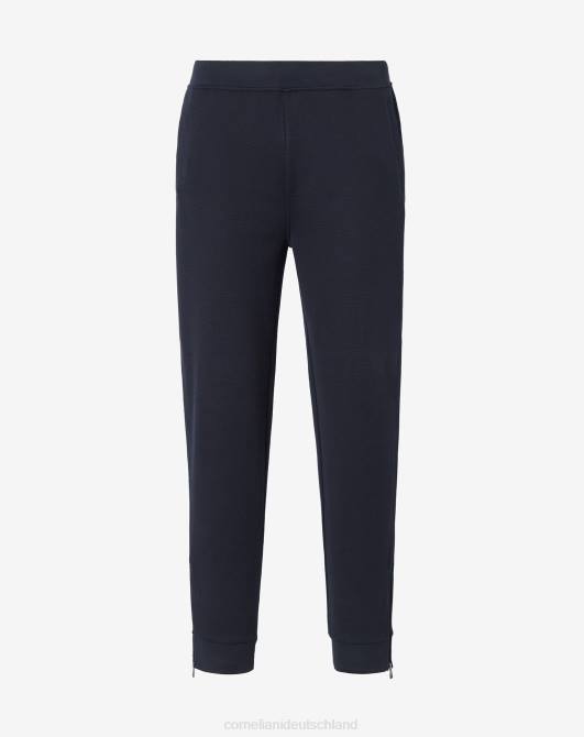 Hose aus Baumwolle im Roma-Stich Corneliani Männer 8RL0362 Blau Kleidung