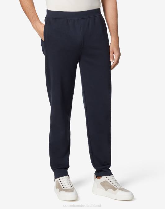 Hose aus Baumwolle im Roma-Stich Corneliani Männer 8RL0362 Blau Kleidung