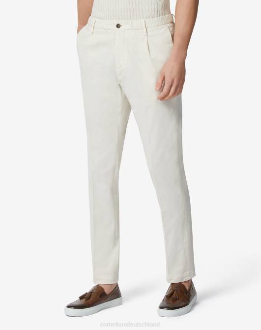 Hose aus Baumwolle und Lyocell Corneliani Männer 8RL0307 Beige Kleidung