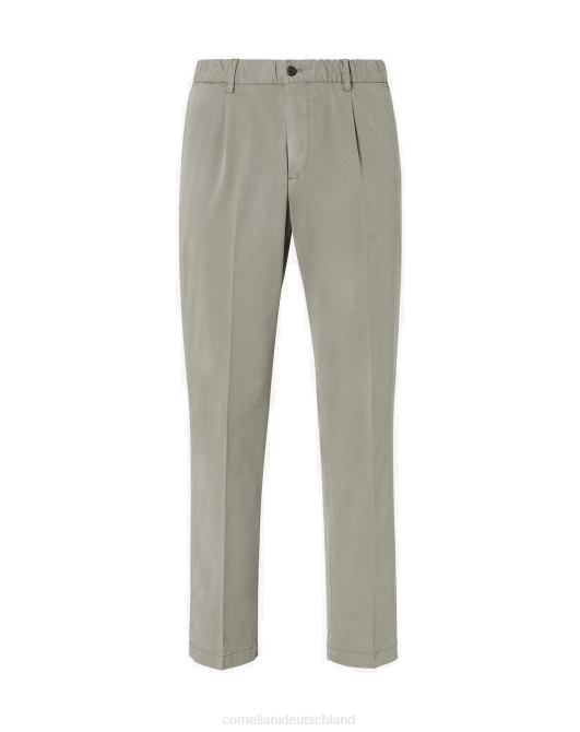 Hose aus Stretch-Baumwolle Corneliani Männer 8RL0315 Grün Kleidung