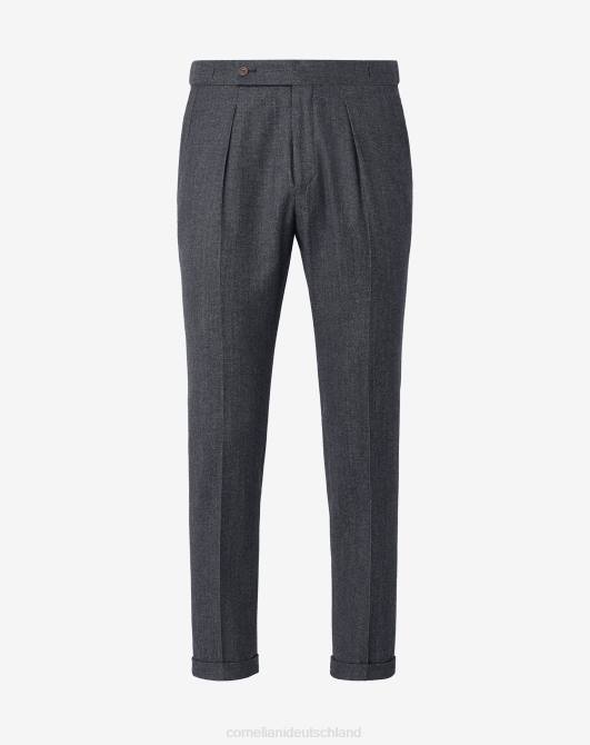 Hose aus Wolle und Bio-Baumwolle Corneliani Männer 8RL0328 grau Kleidung