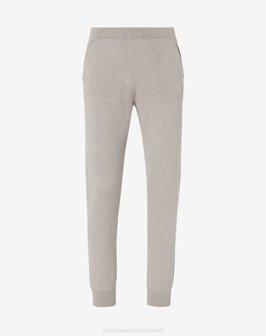 Jogginghose aus Baumwolle und Kaschmir Corneliani Männer 8RL0361 Beige Kleidung