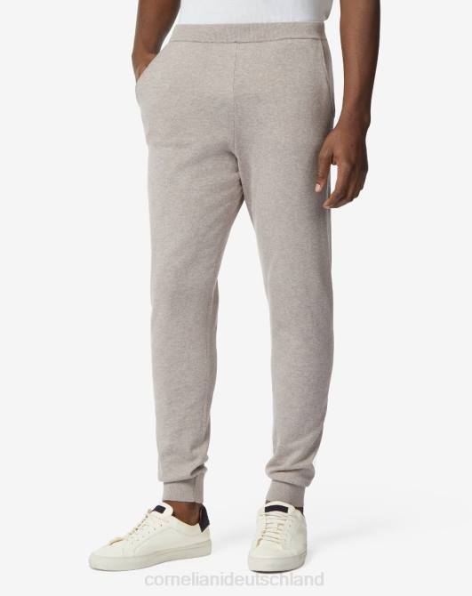 Jogginghose aus Baumwolle und Kaschmir Corneliani Männer 8RL0361 Beige Kleidung