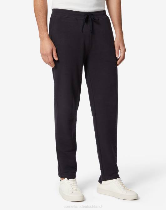 Kreis-Fleece-Hose Corneliani Männer 8RL0360 Blau Kleidung