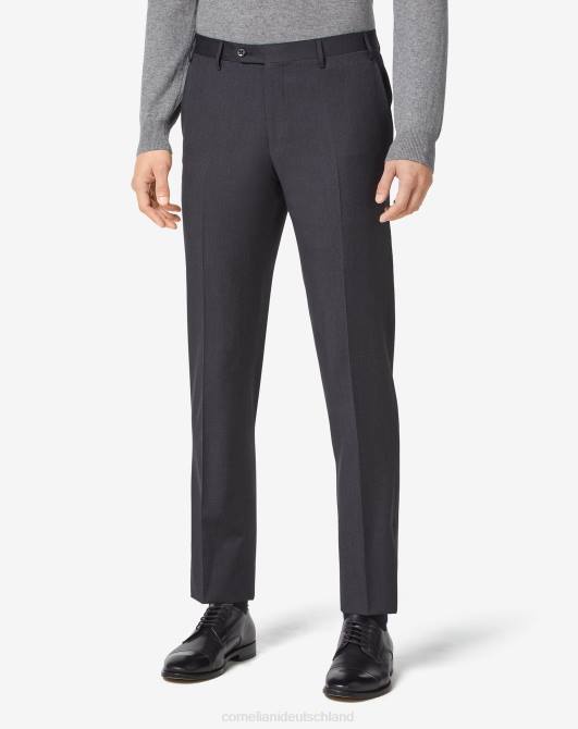 S130er-Wollhose Corneliani Männer 8RL0323 Anthrazit Kleidung
