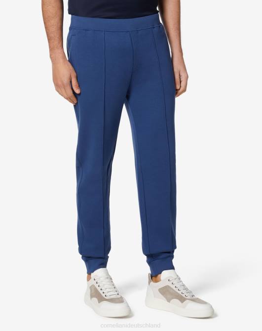 leichte Fleecehose Corneliani Männer 8RL0359 hellblau Kleidung