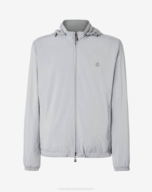 wasserabweisende Wendejacke Corneliani Männer 8RL079 grau Kleidung