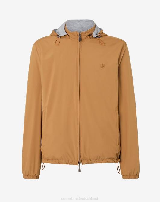 wasserabweisende Wendejacke Corneliani Männer 8RL086 Beige Kleidung