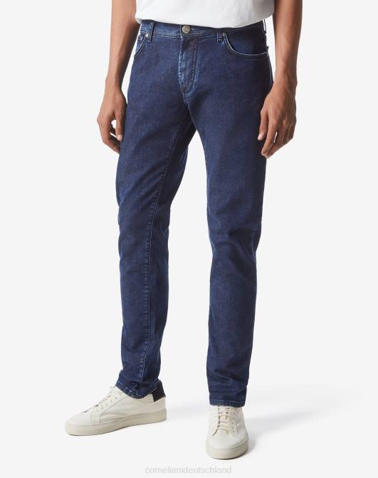 5-Pocket-Jeans aus Stretch-Denim Corneliani Männer 8RL0367 Blau Kleidung