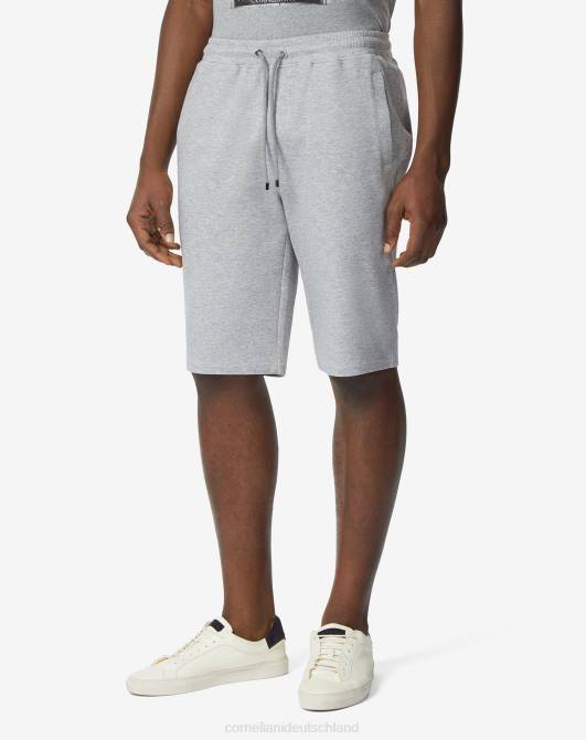 Baumwollshorts mit Kordelzug Corneliani Männer 8RL0369 Anthrazit Kleidung
