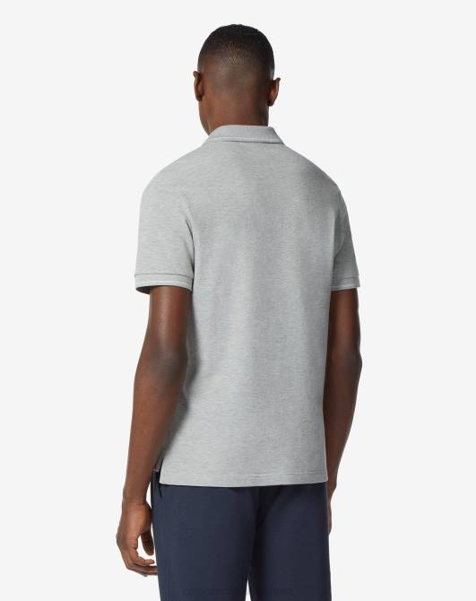 Poloshirt aus Piquet-Baumwolle Corneliani Männer 8RL0241 Anthrazit Kleidung