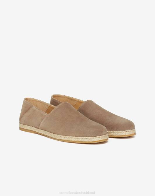 Espadrillas mit Gummisohle Corneliani Männer 8RL0421 Beige Schuhe