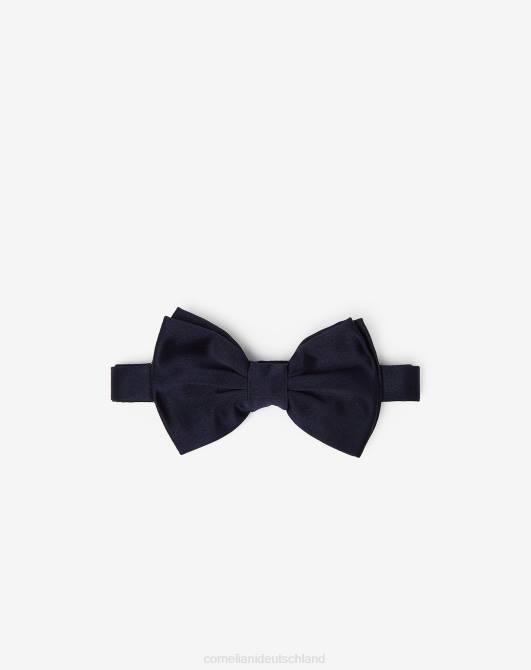 Fliege aus Satinseide Corneliani Männer 8RL036 Navy blau Zubehör