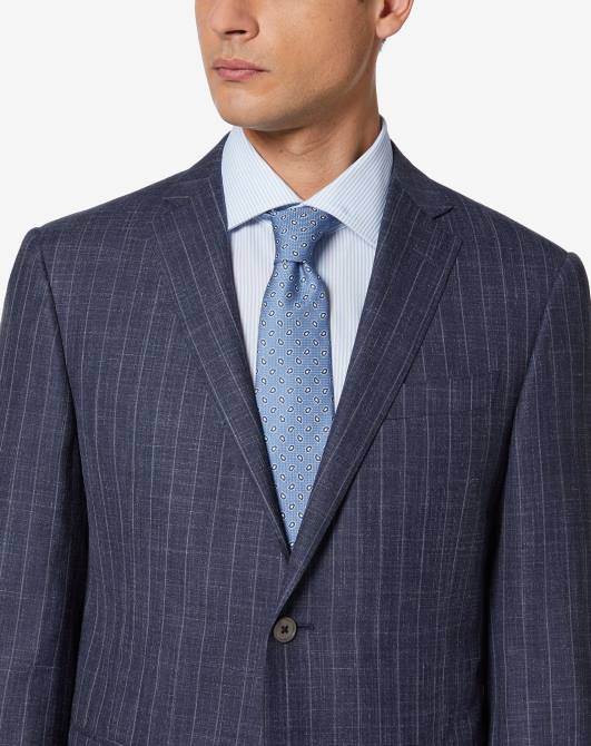 Krawatte aus Seide Corneliani Männer 8RL0385 hellblau Zubehör