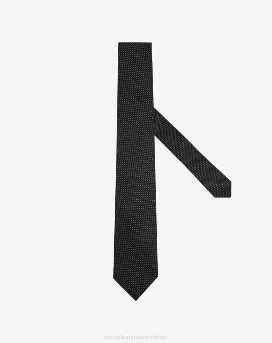 Krawatte mit Jacquard-Mikromuster Corneliani Männer 8RL0392 Grün Zubehör