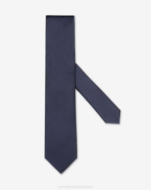 Satinkrawatte Corneliani Männer 8RL037 Navy blau Zubehör